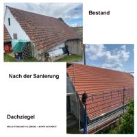 Dachsanierung vor und nach der Arbeit, Asbach